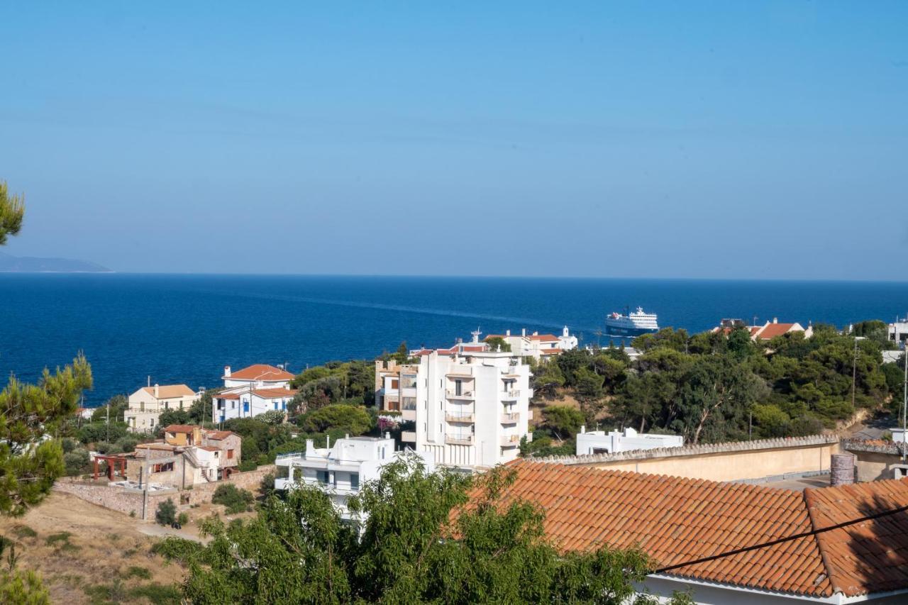 Amazing Sea View, Rafina Port, Athens Airport, Self-Check-In Apartment Bagian luar foto