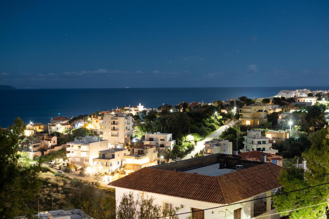 Amazing Sea View, Rafina Port, Athens Airport, Self-Check-In Apartment Bagian luar foto